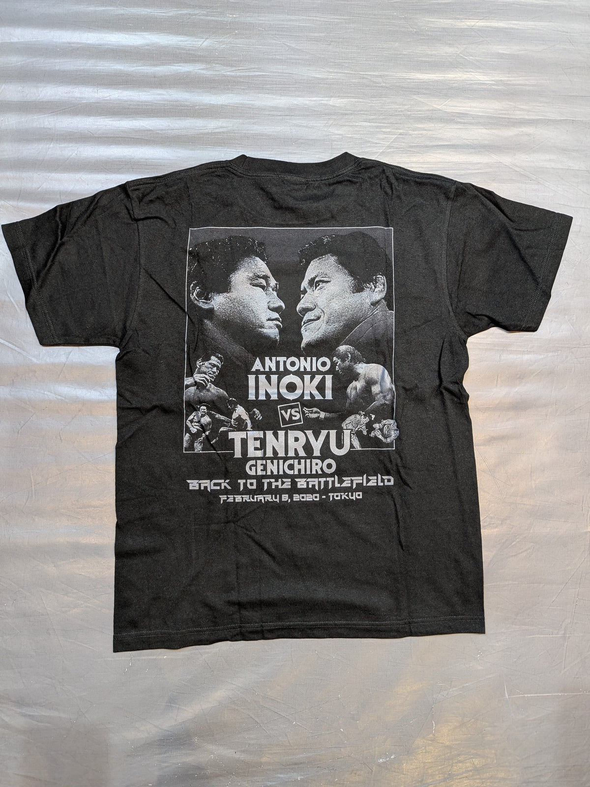Tenryu Genichiro  vs Antonio Inoki  Collaboration T-shirt
