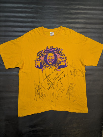 [5-hand signed autograph] Kodo Fuyuki 'RIFUJIN KING' Illustration T-shirt