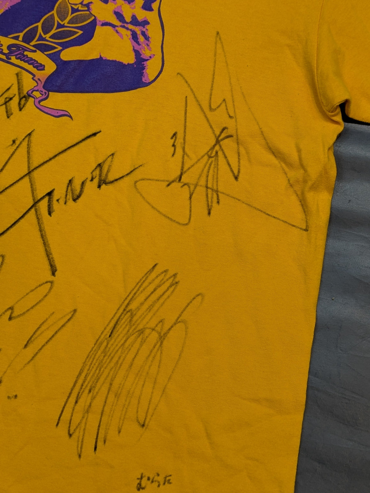 [5-hand signed autograph] Kodo Fuyuki 'RIFUJIN KING' Illustration T-shirt