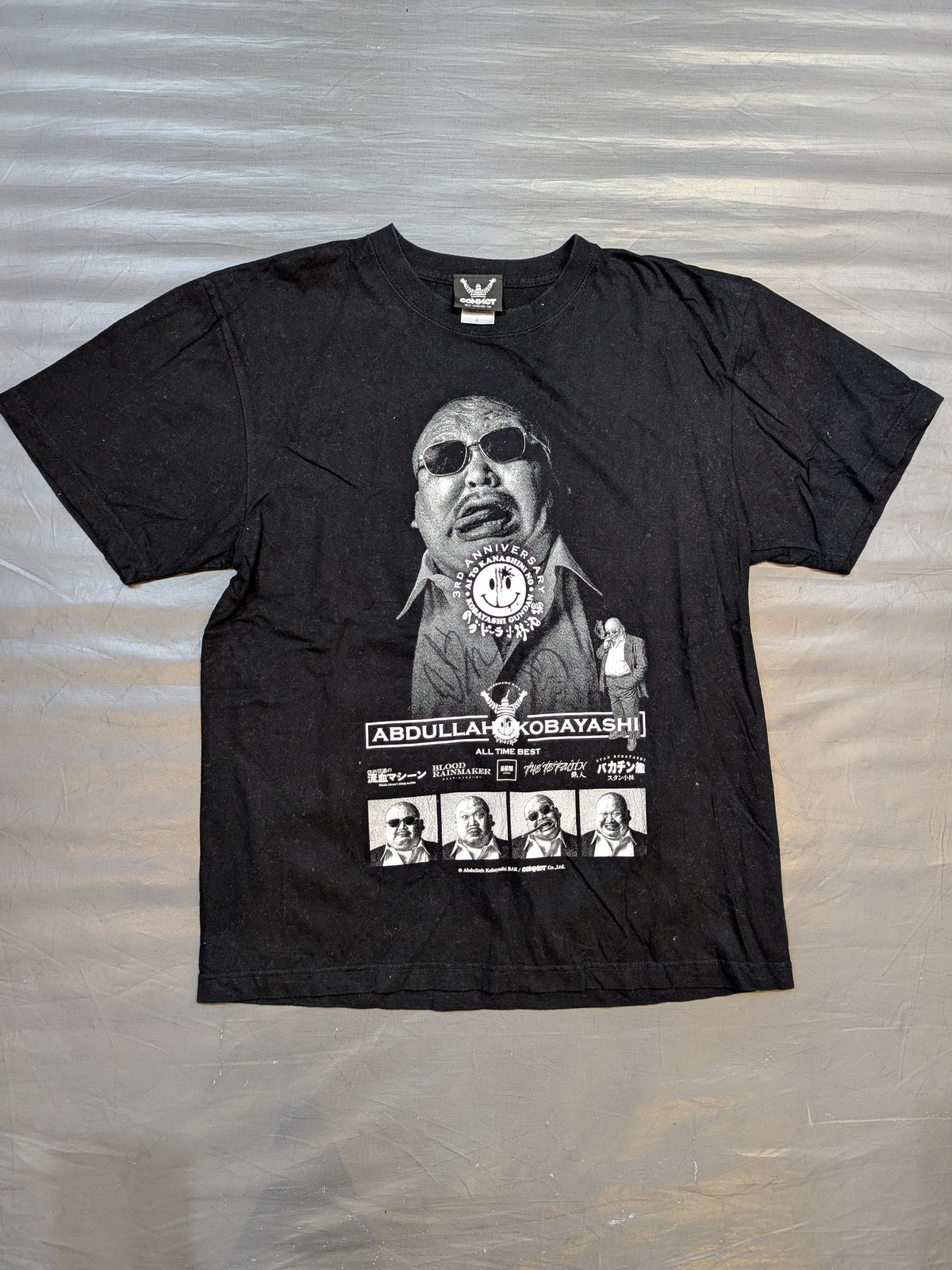 【直筆サイン入り】アブドーラ小林×CONVICT コラボTシャツ