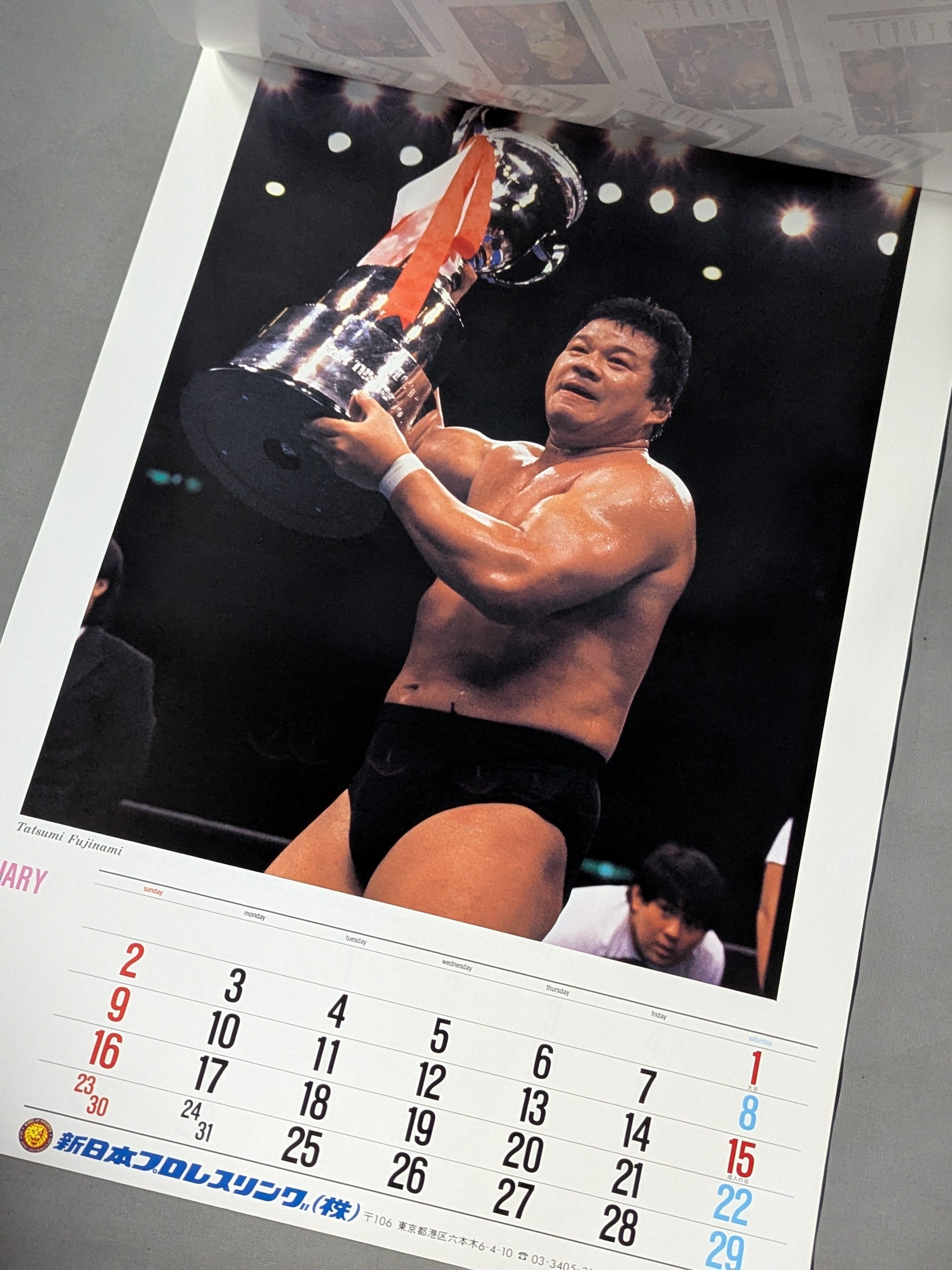 新日本プロレス 1994年カレンダー – 闘道館