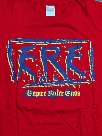 竹田誠志ユニット「E.R.E Empire Ruler Ends」Tシャツ③(レッド)