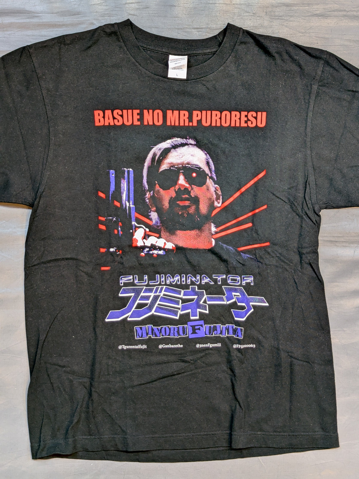 Minoru Fujita "Fujiminator" Picture T-Shirt