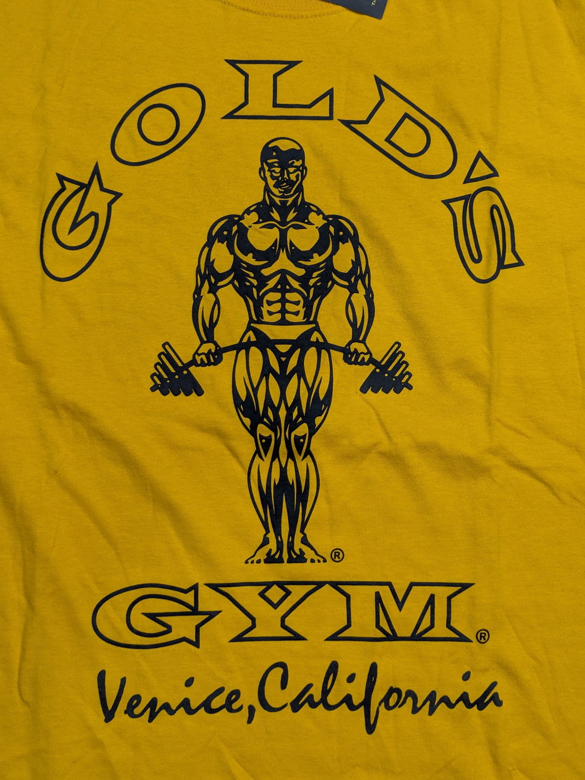 GOLD'S GYM T-shirt (1) (Yellow)