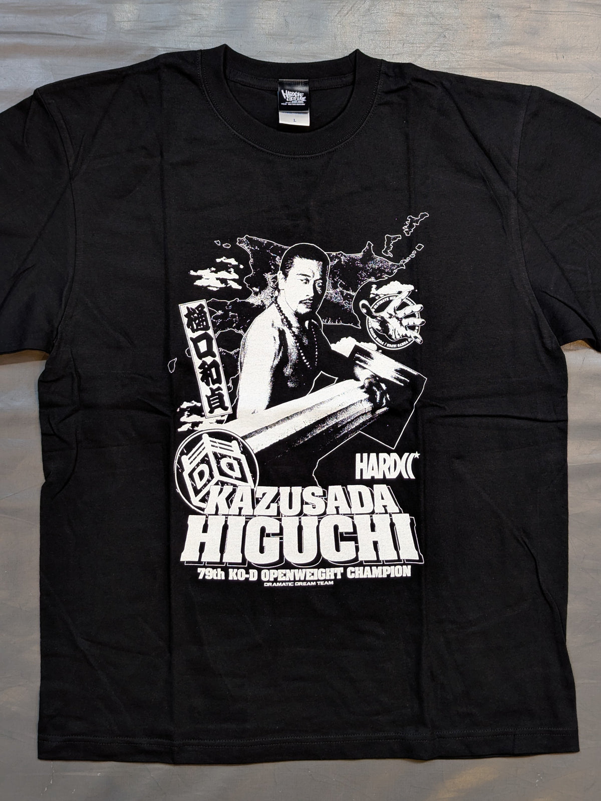 Kazusada Higuchi '79th KO-D Openweight Champion' T-shirt