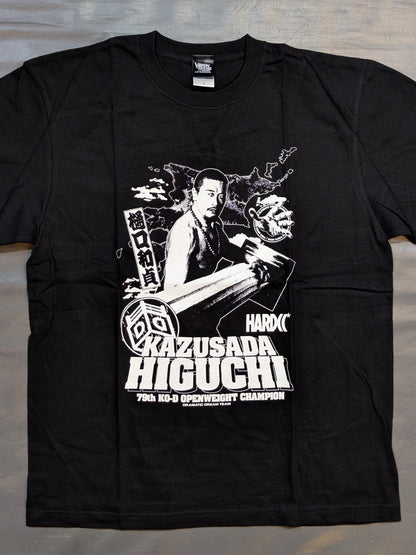 Kazusada Higuchi '79th KO-D Openweight Champion' T-shirt
