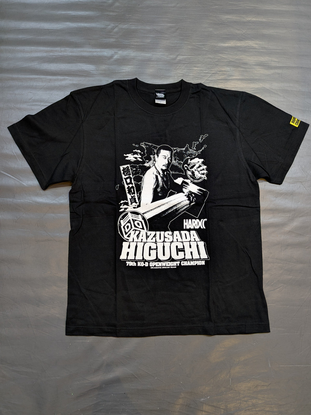 Kazusada Higuchi '79th KO-D Openweight Champion' T-shirt