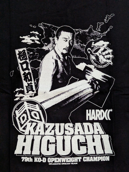 Kazusada Higuchi '79th KO-D Openweight Champion' T-shirt