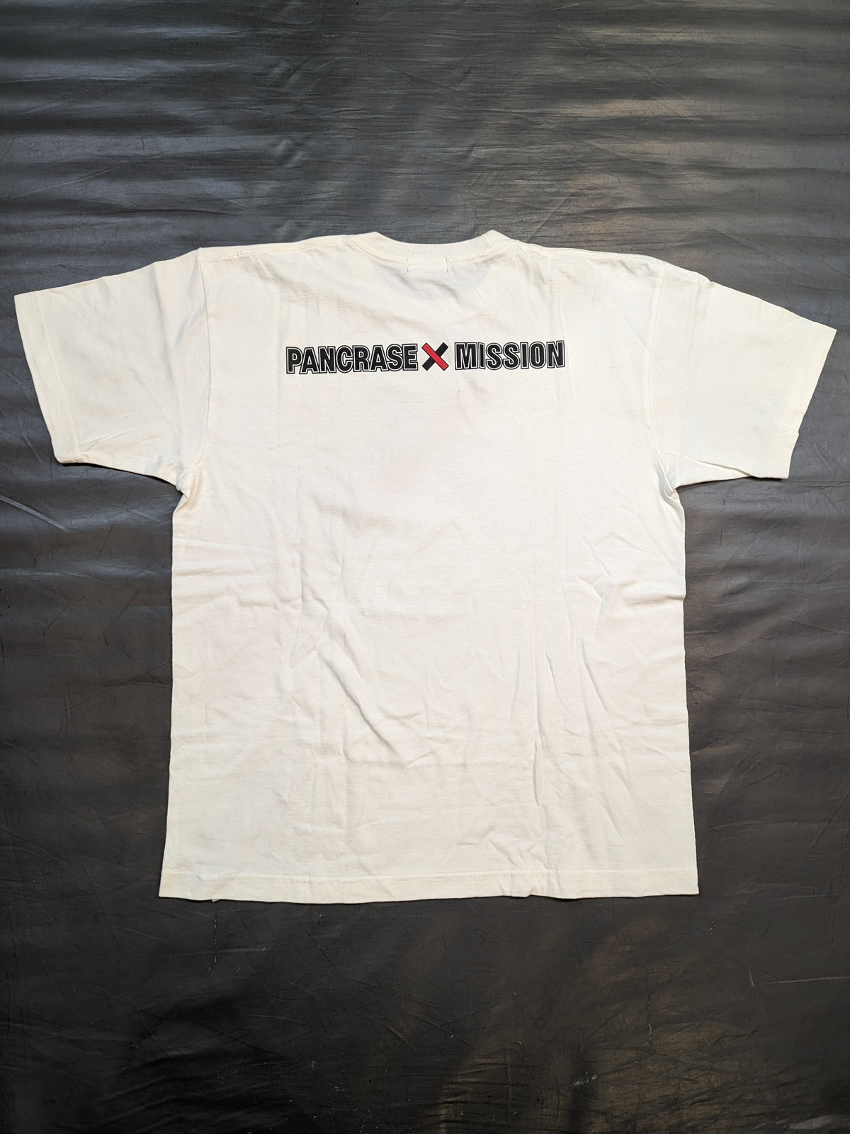 [Minoru Suzuki hand signed autograph ] PANCRASE MISSION T-shirt