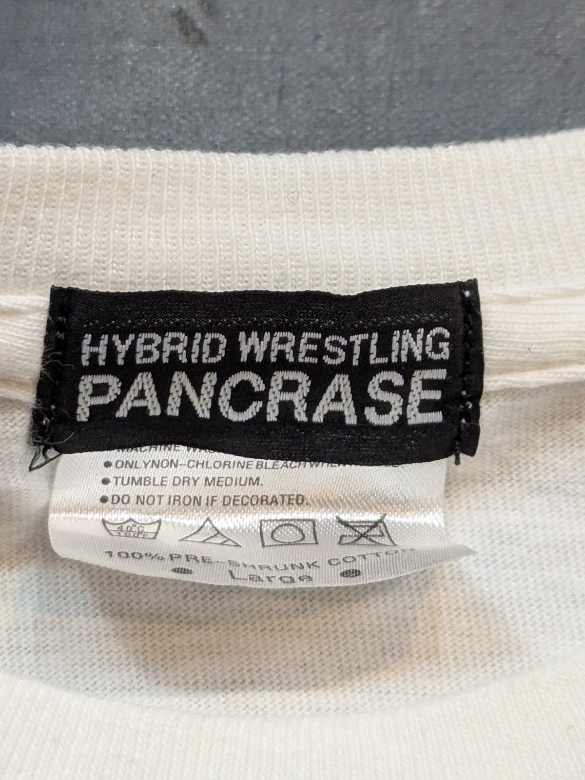 [Minoru Suzuki hand signed autograph ] PANCRASE MISSION T-shirt