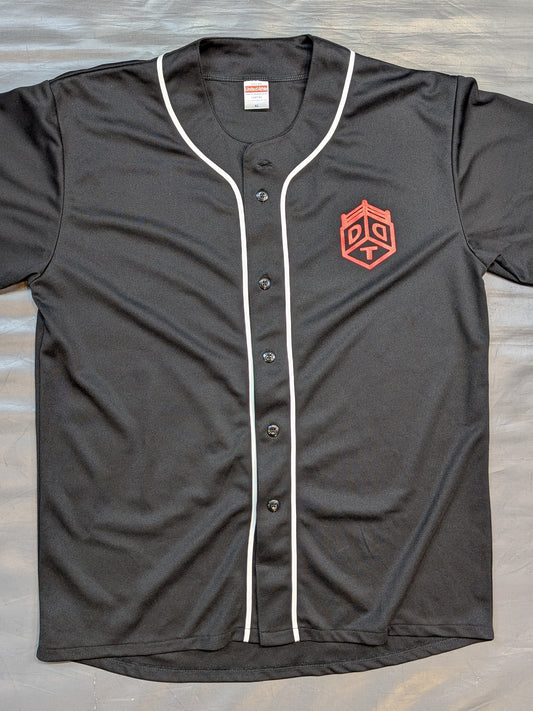 DDT Baseball Shirt (Black×Red)