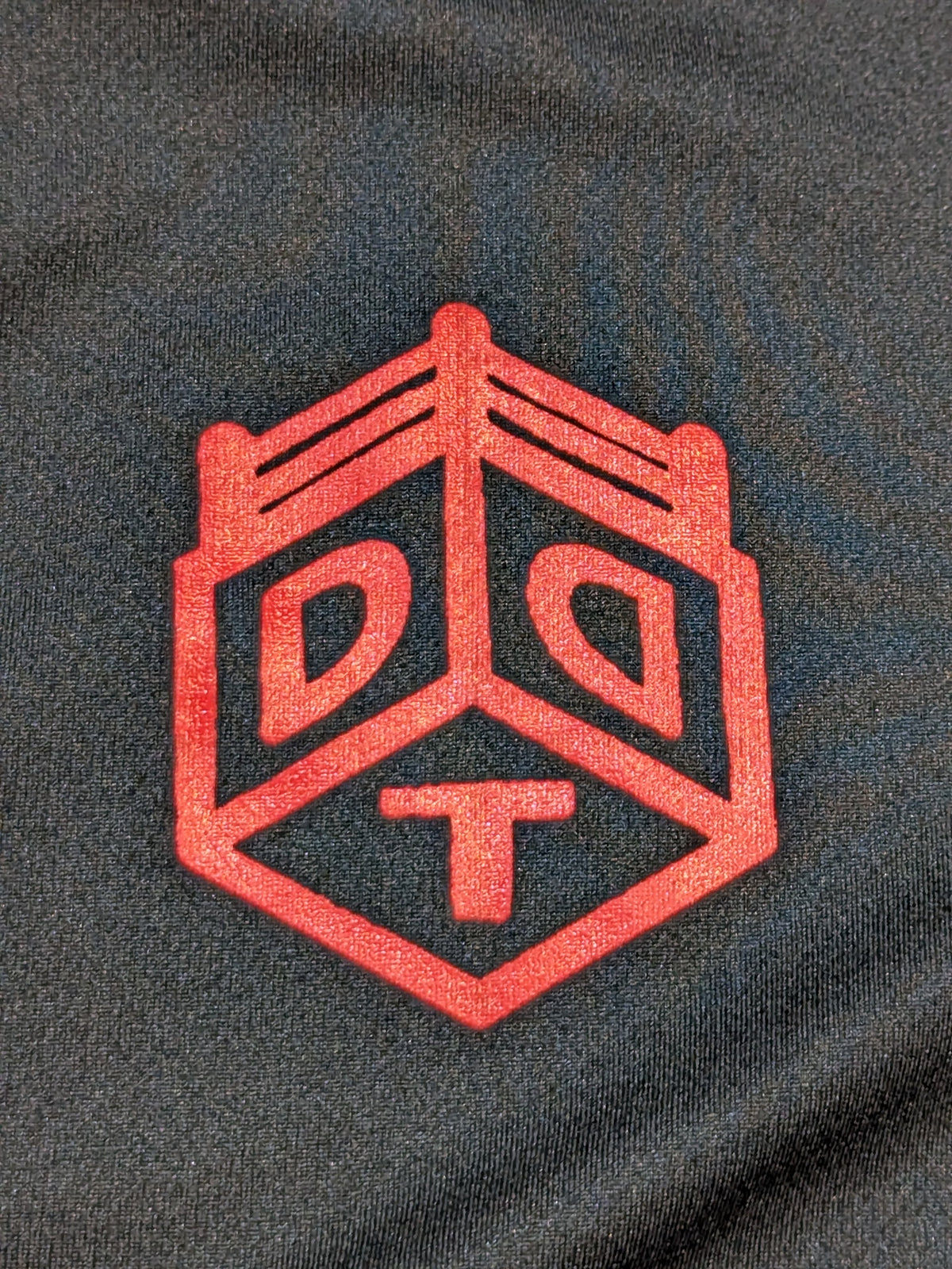 DDT ベースボールシャツ(ブラック×レッド)