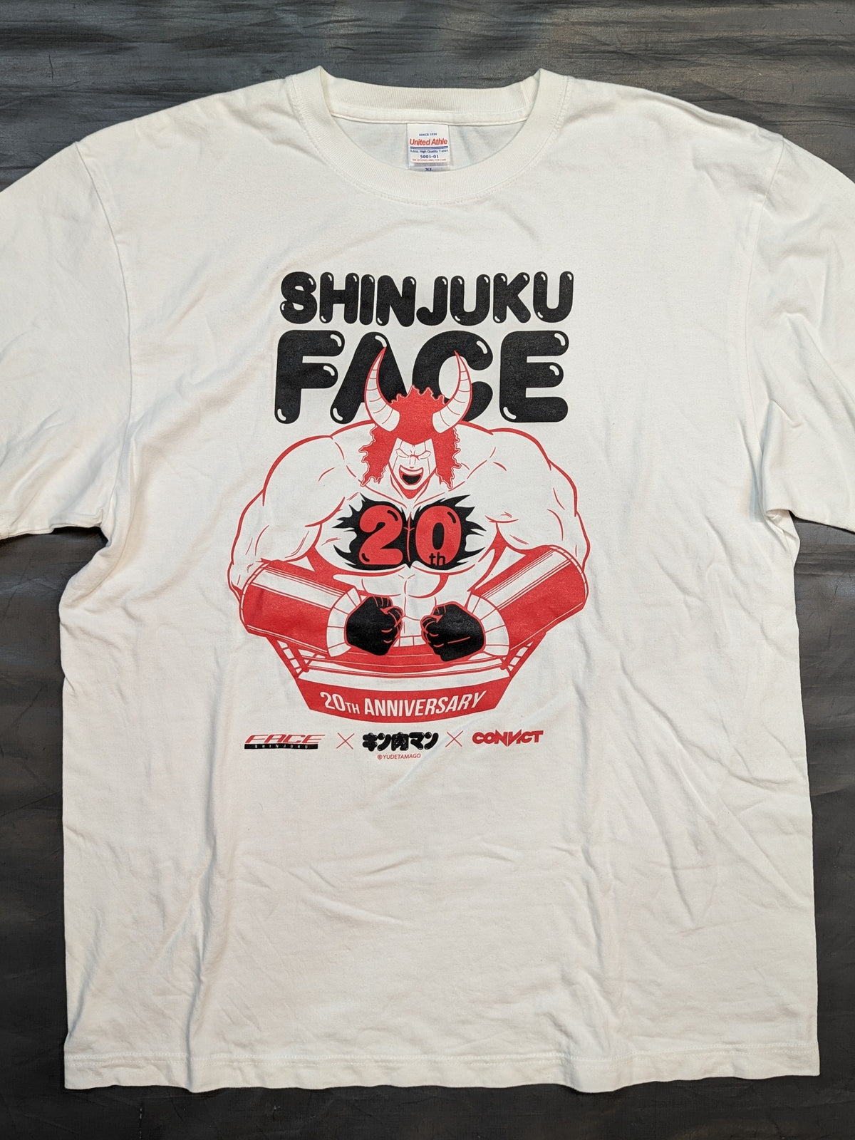 Kinnikuman × Shinjuku FACE×CONVICT Limited Collaboration T-Shirt