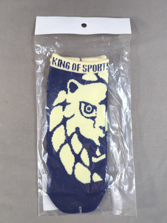 New Japan Pro Wrestling  Lion Mark  Socks (Corn × Pesant Blue)