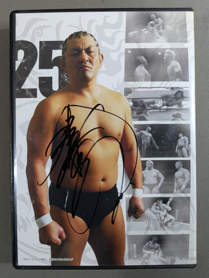 【hand signed autograph】 Minoru Suzuki 25th Anniversary Debut DVD