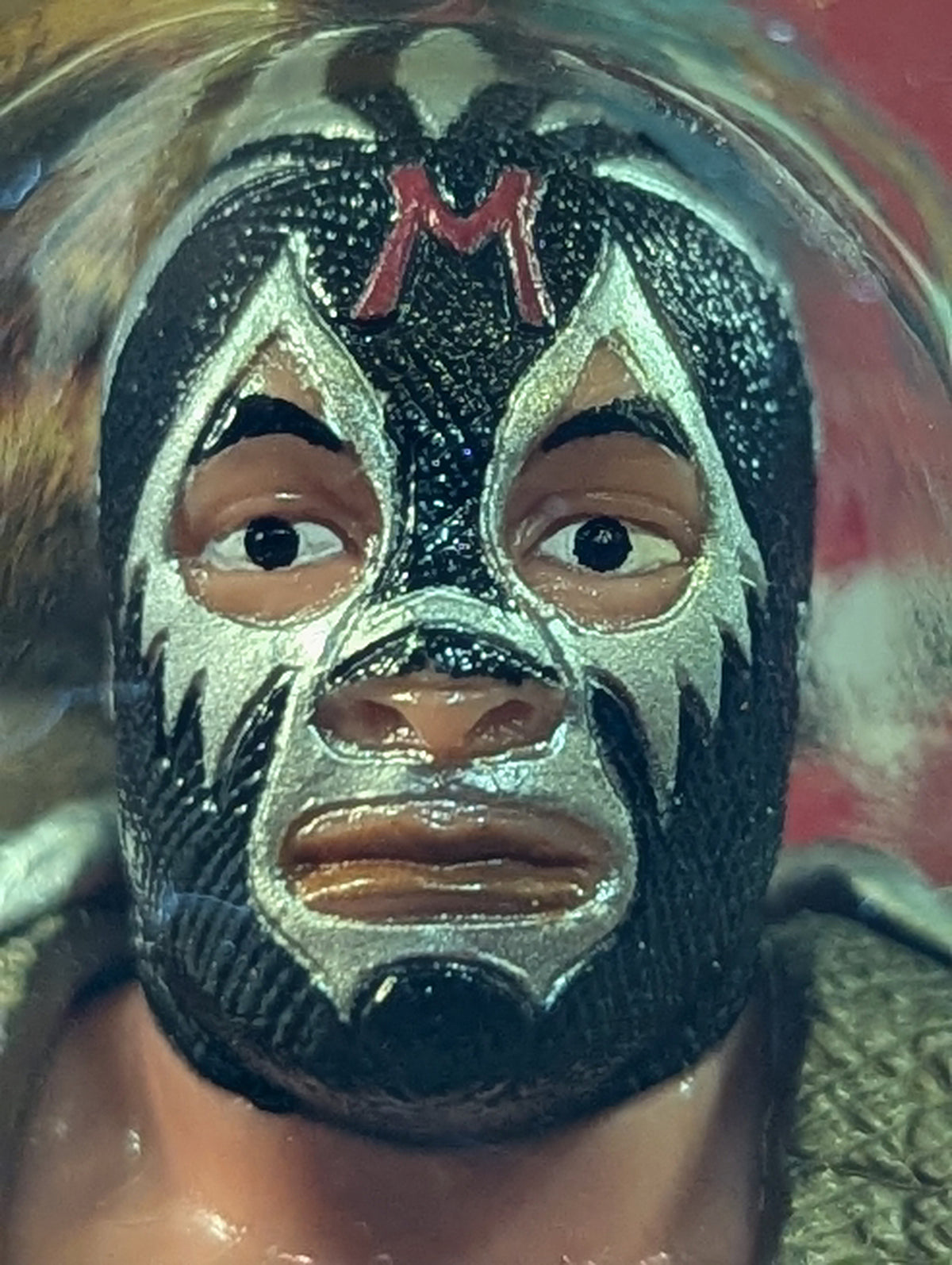 Mil Mascaras (Black Trade, Green Shark Mouth, IWA Belt)