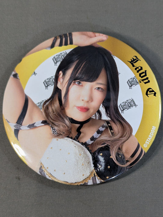 Lady C  Stardom Trading BIG PinBack button  2023