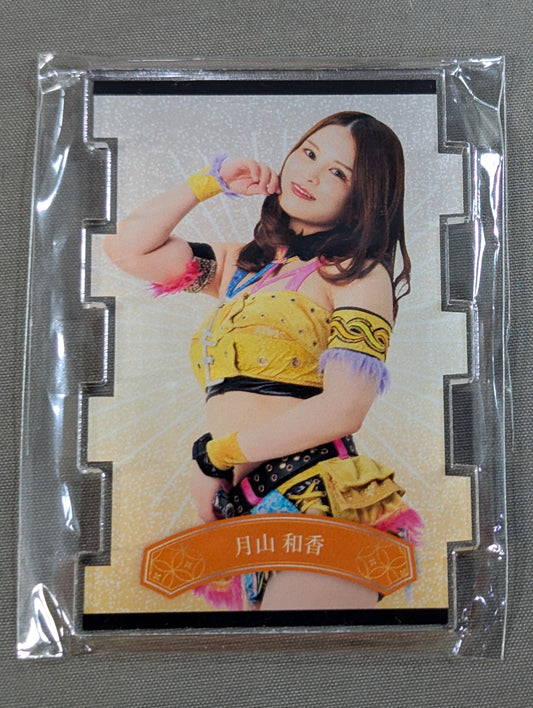 Waka Tsukiyama Connecting Acrylic Folding Screen (STARDOM×FAVESTAR!)