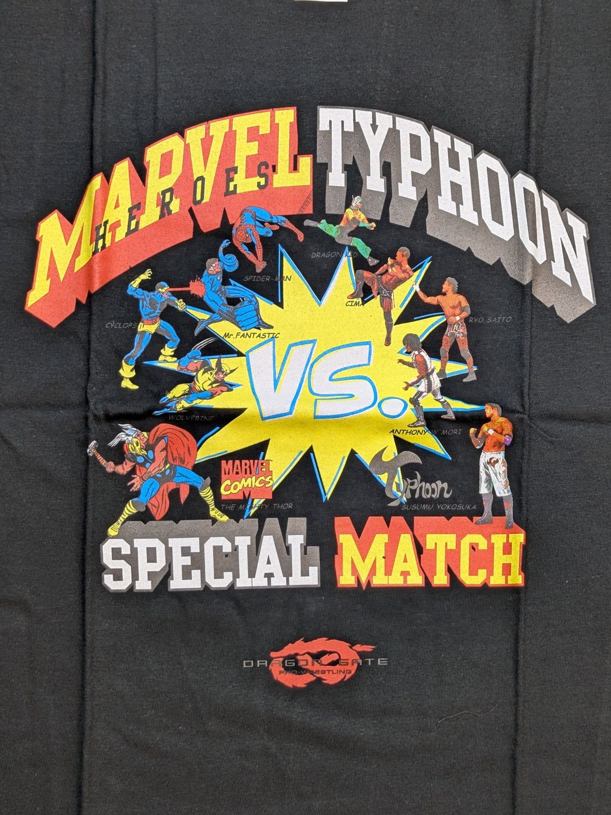 MARVEL HEROES vs TYPHOON Illustration T-Shirt