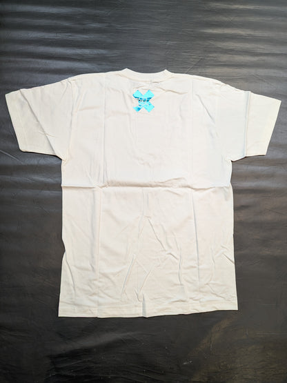 【直筆サイン入り】鈴木みのる「READY?」Tシャツ②(ホワイト×ブルー)