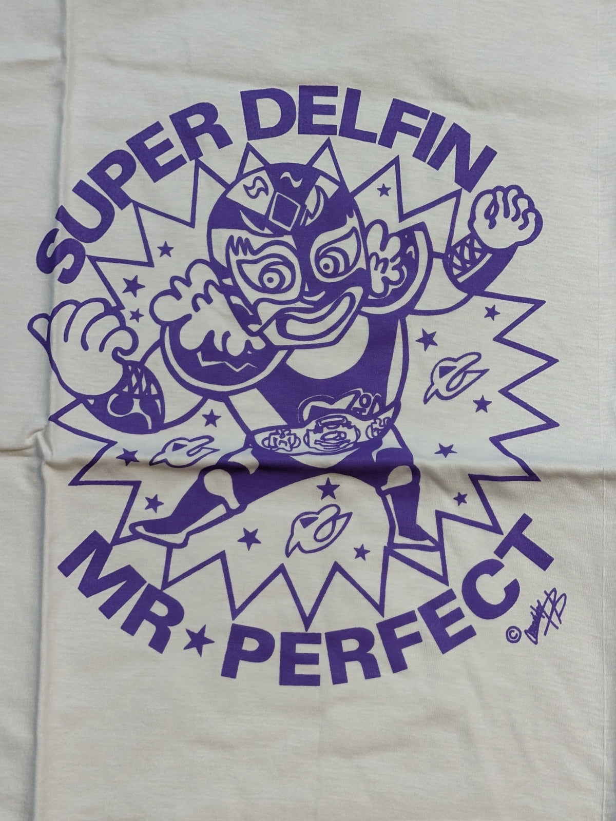 Super Delfin "MR★PERFECT" Illustration T-Shirt