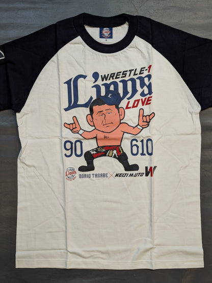 Muto Keiji × Manager Tanabe Collaboration Raglan T-shirt
