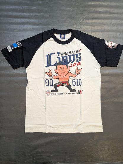 Muto Keiji × Manager Tanabe Collaboration Raglan T-shirt