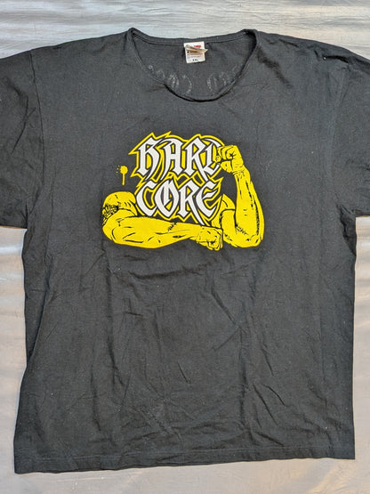[2 fighters hand signed autograph ] Kintaro Kanemura 'HARD CORE' T-shirt