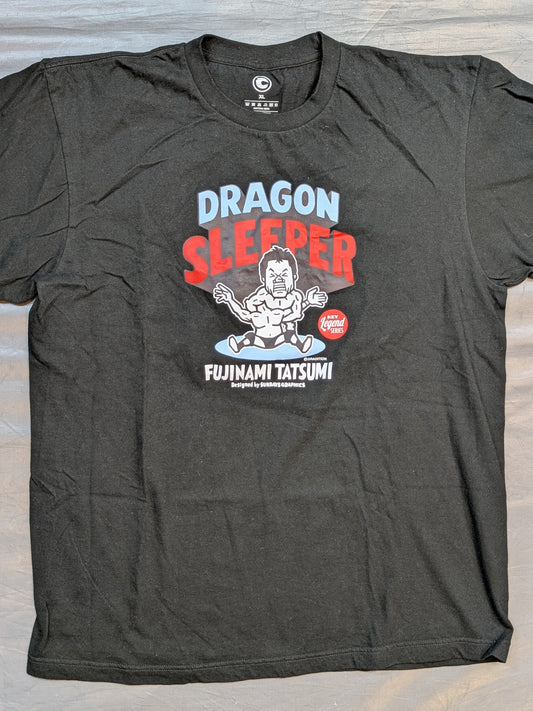 藤波辰爾「ドラゴンスリーパーホールド」イラストTシャツ