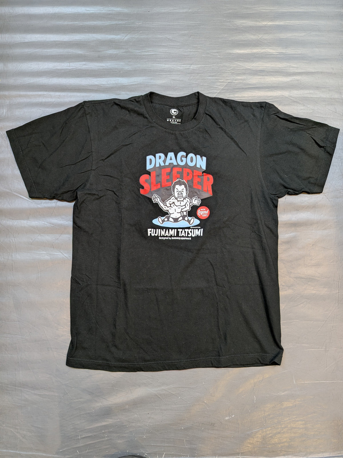 Tatsumi Fujinami  "Dragon Sleeper Hold" Illustration T-shirt