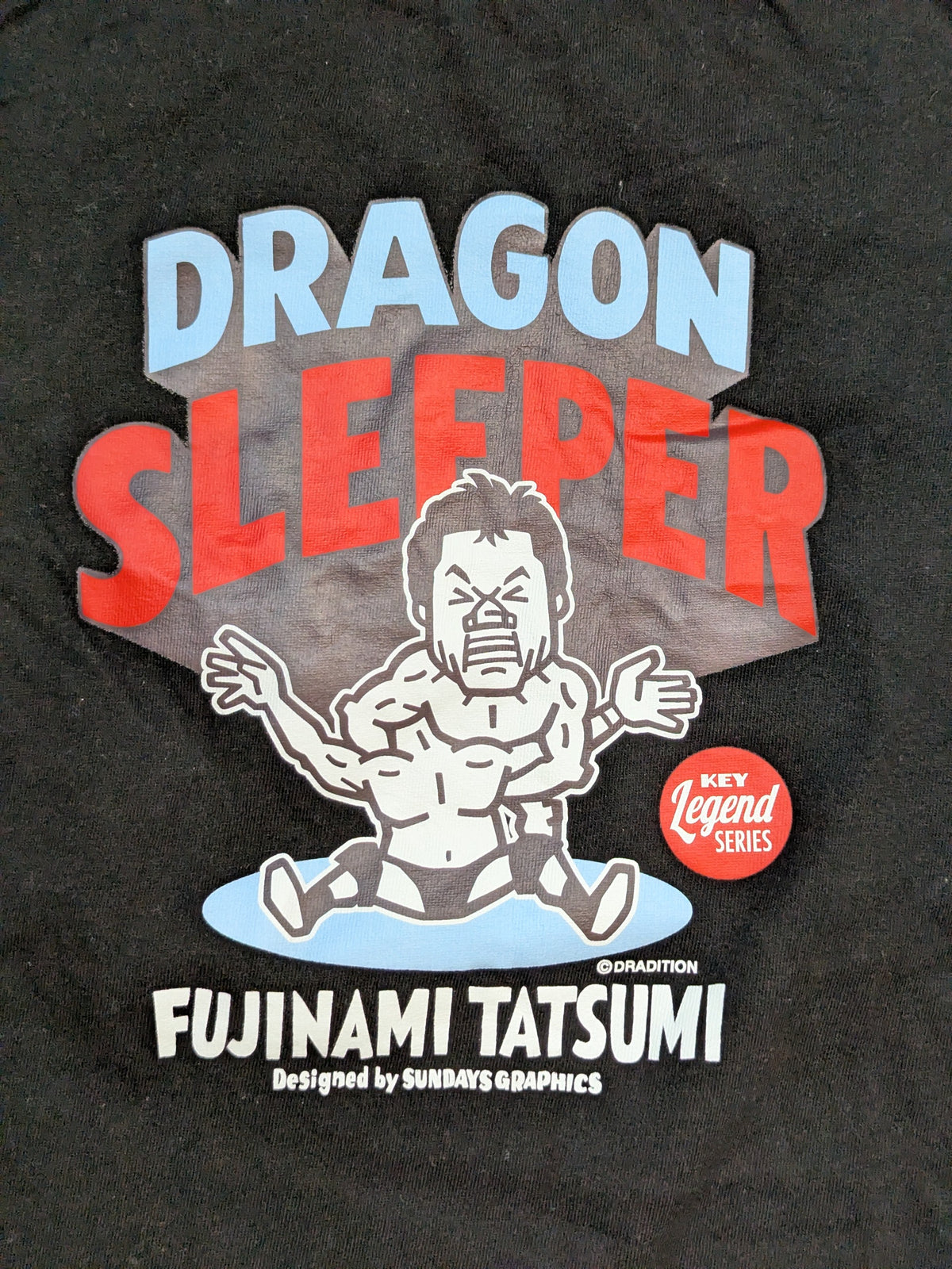 Tatsumi Fujinami  "Dragon Sleeper Hold" Illustration T-shirt