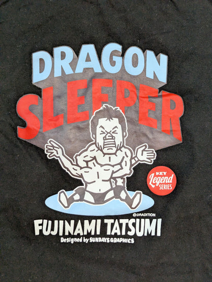 Tatsumi Fujinami  "Dragon Sleeper Hold" Illustration T-shirt