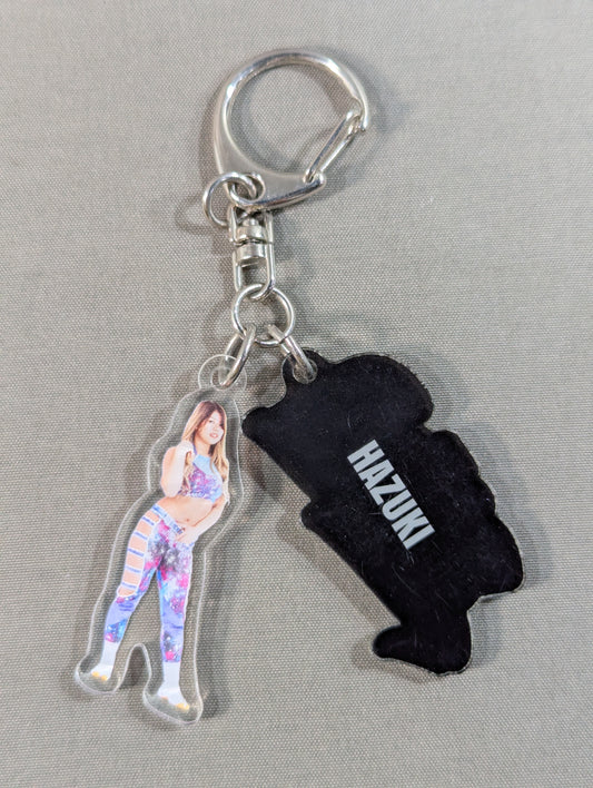 Hazuki Twin Acrylic Keychain (STARDOM×TOWER RECORDS)