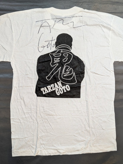 【hand signed autograph】 Tarzan Goto  "Oni Silhouette" T-shirt