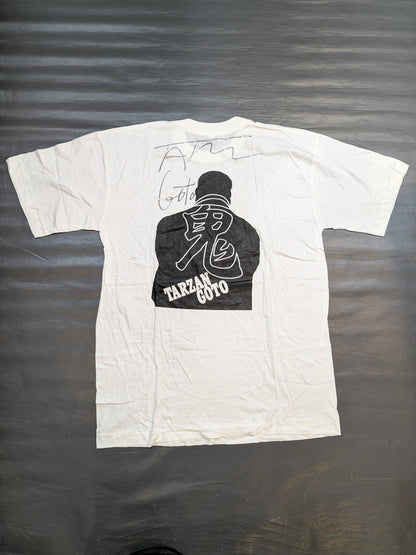 【hand signed autograph】 Tarzan Goto  "Oni Silhouette" T-shirt