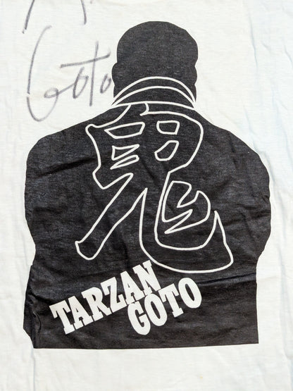 【hand signed autograph】 Tarzan Goto  "Oni Silhouette" T-shirt
