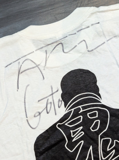 【hand signed autograph】 Tarzan Goto  "Oni Silhouette" T-shirt