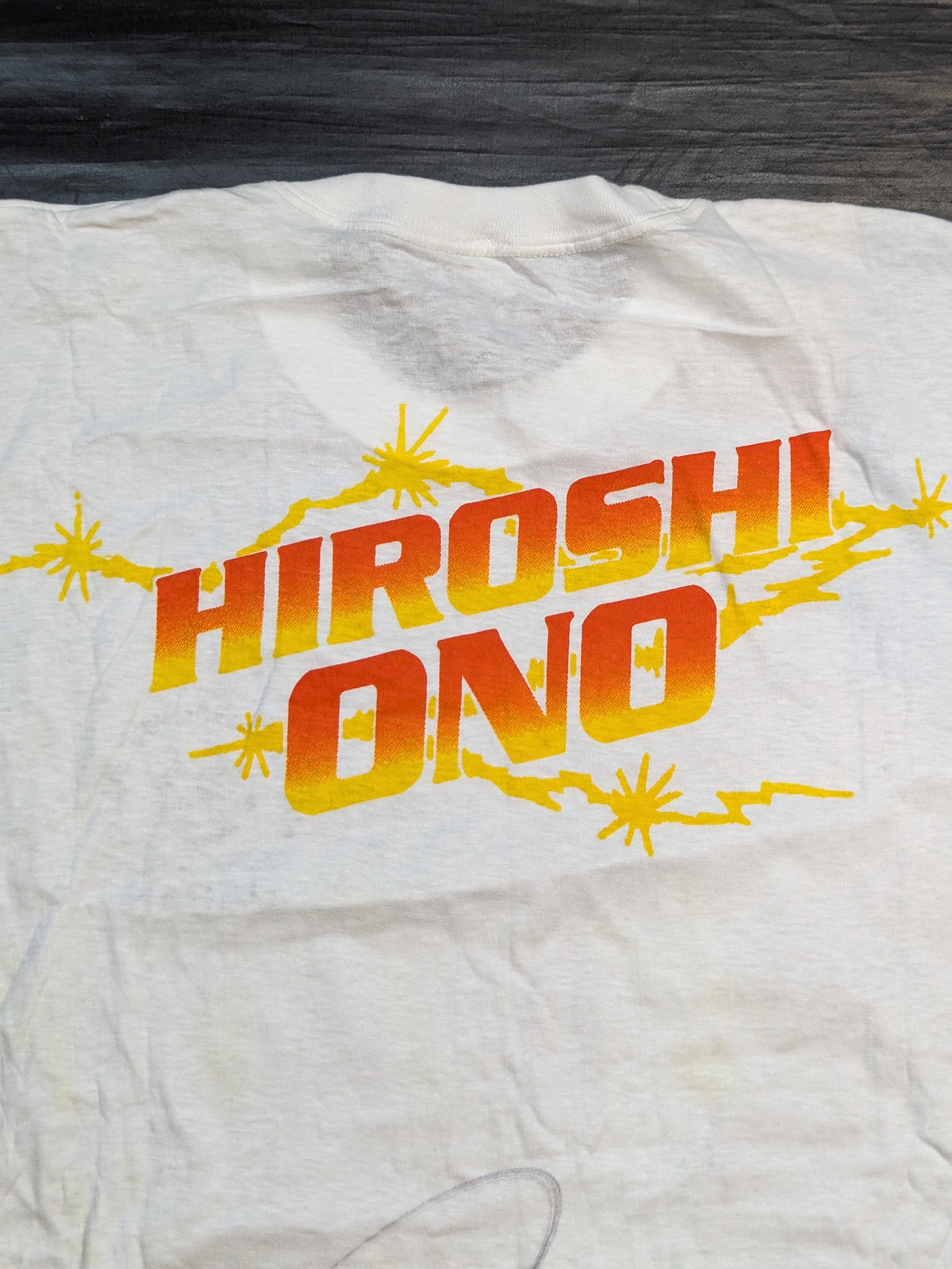 [3 fighters hand signed autograph ] Hiroshi Ono 'HIROSHI ONO' T-shirt