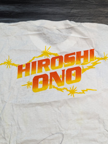 [3 fighters hand signed autograph ] Hiroshi Ono 'HIROSHI ONO' T-shirt