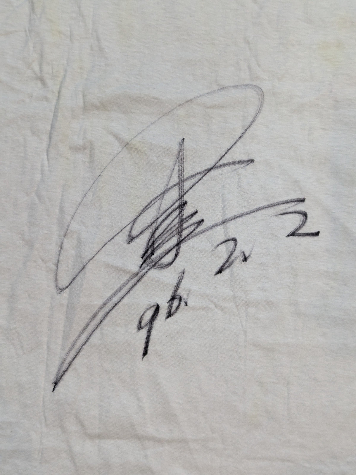 [3 fighters hand signed autograph ] Hiroshi Ono 'HIROSHI ONO' T-shirt