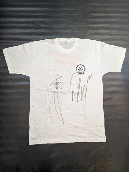 [3 fighters hand signed autograph ] Hiroshi Ono 'HIROSHI ONO' T-shirt