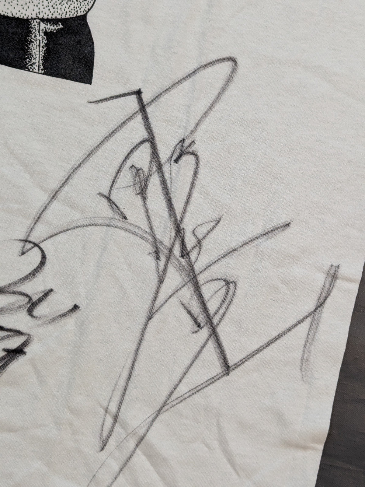 [3 fighters hand signed autograph ] Hiroshi Ono "IWA JAPAN" Picture T-Shirt