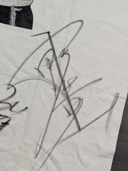 [3 fighters hand signed autograph ] Hiroshi Ono "IWA JAPAN" Picture T-Shirt