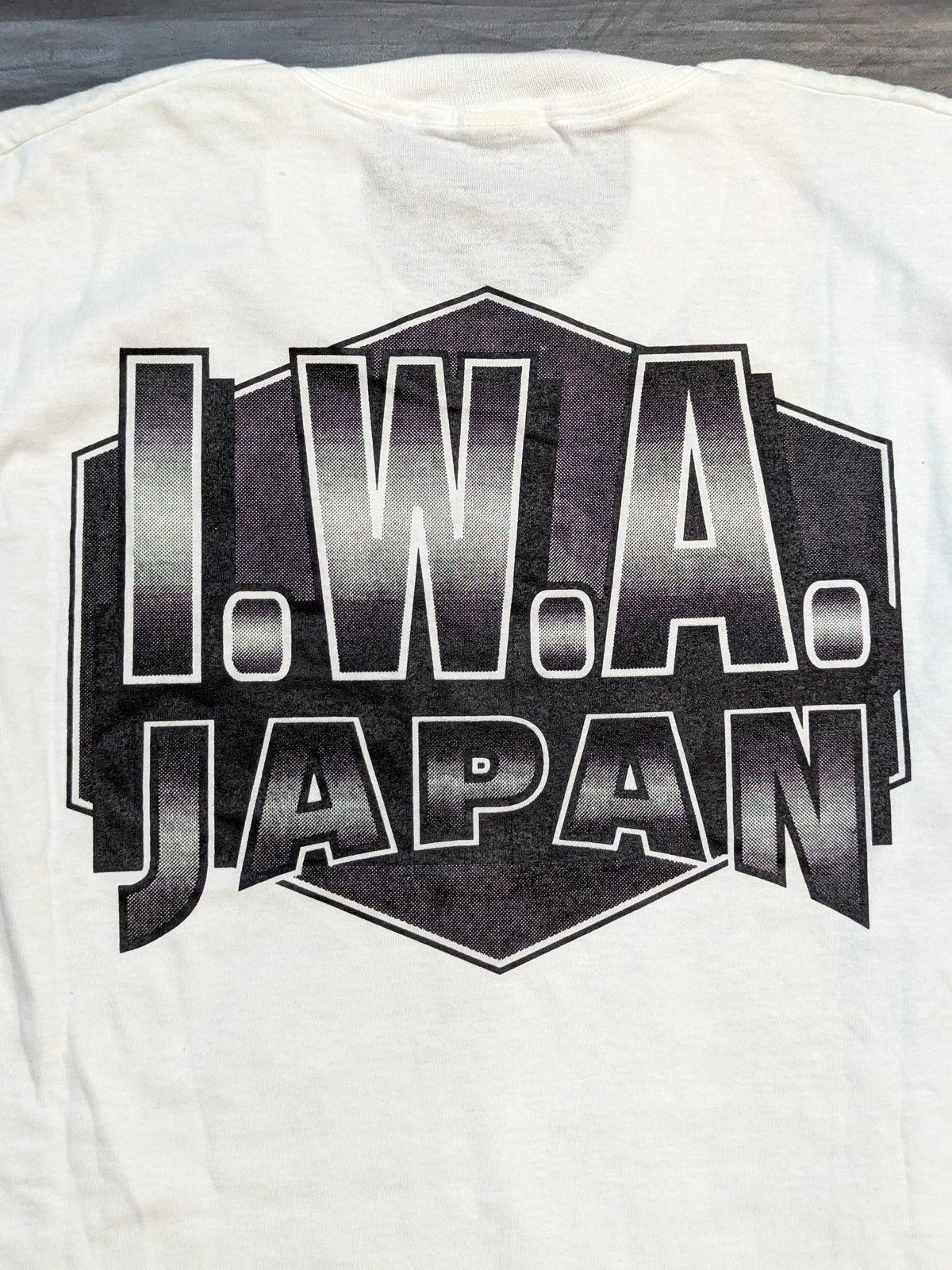 [3 fighters hand signed autograph ] Hiroshi Ono "IWA JAPAN" Picture T-Shirt