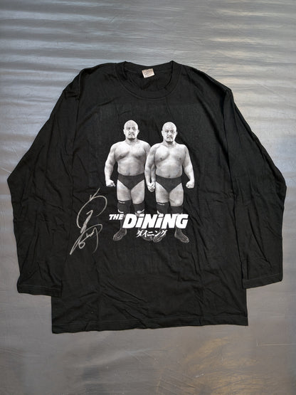 【hand signed autograph】 Yuji Okabayashi  "The Dining" Long Sleeve Picture T-Shirt