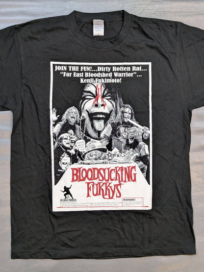 【hand signed autograph】 Kenji Fukimoto "BLOODSUCKING FUKKYS" Picture T-Shirt