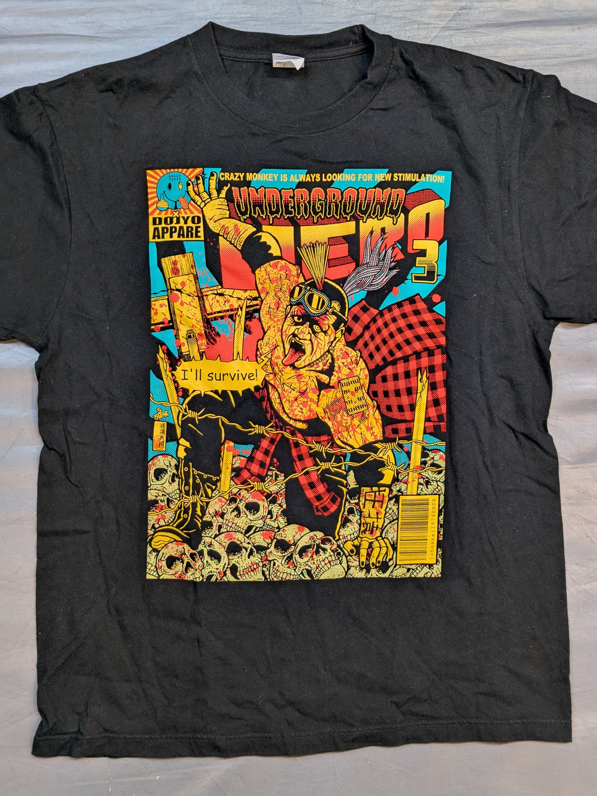葛西純「UNDERGROUND HERO 3」Tシャツ