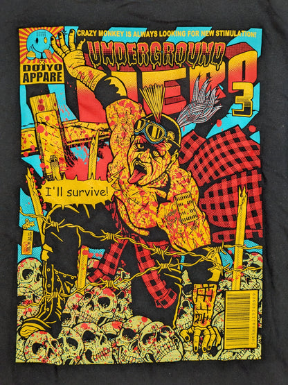 葛西純「UNDERGROUND HERO 3」Tシャツ