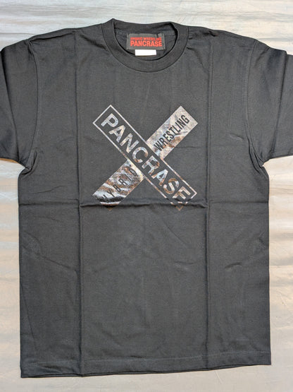 PANCRASE ロゴTシャツ②(ブラック×ブラック)
