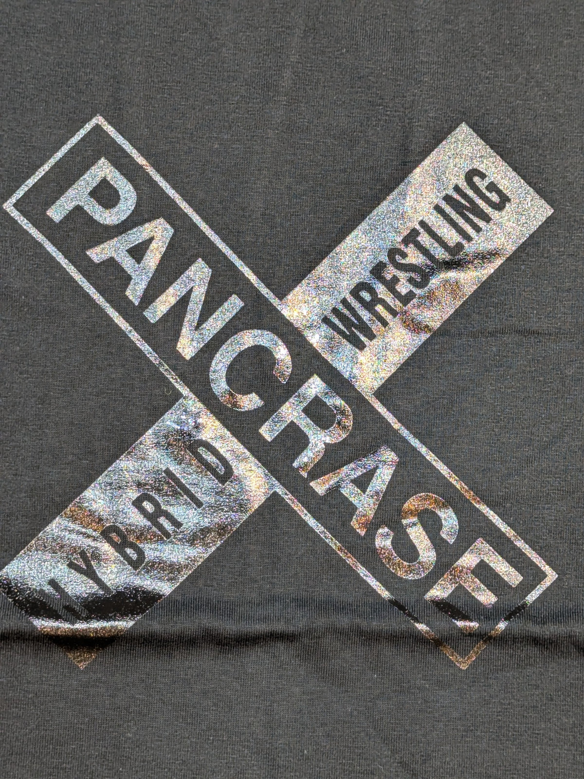 PANCRASE ロゴTシャツ②(ブラック×ブラック)